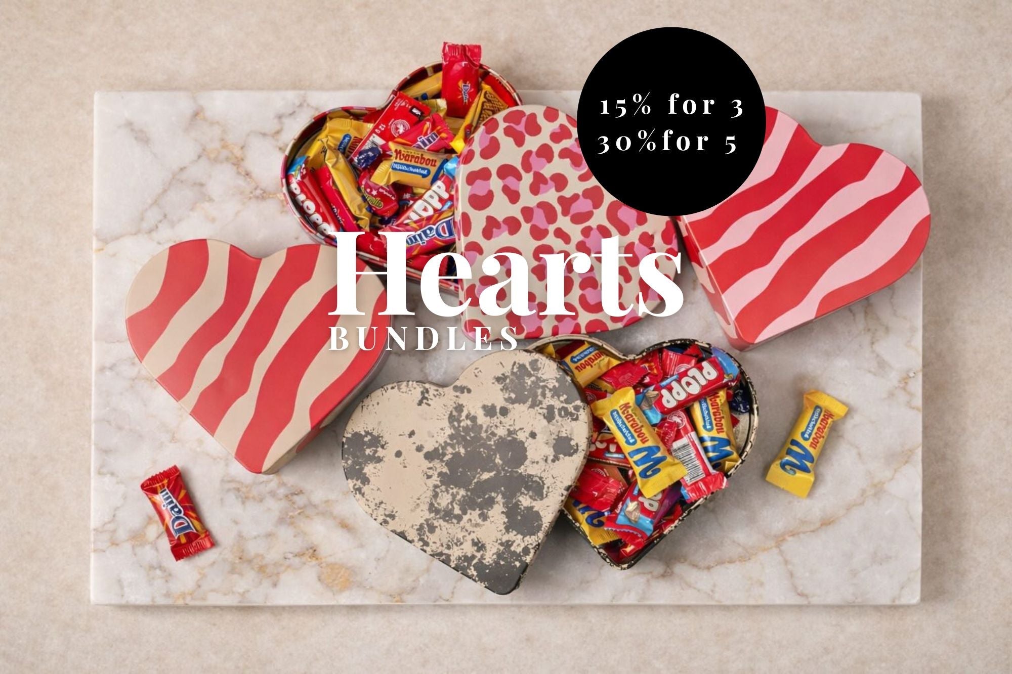 Hearts in a bundle