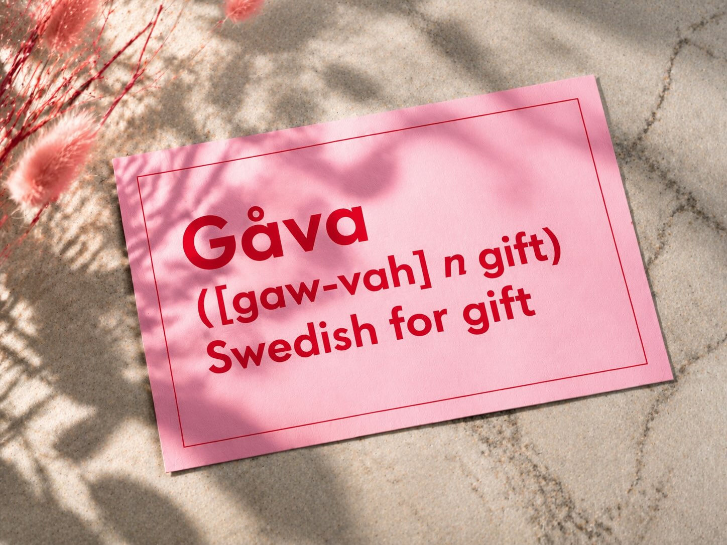 Gåva Gift Card