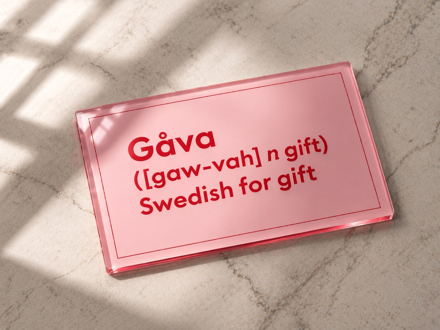 Gåva Gift Card